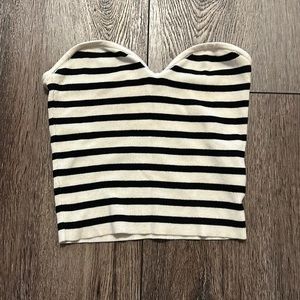 Strapless top H&M S